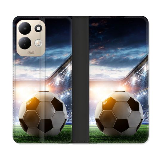 Housse Cuir Portefeuille Pour Xiaomi Redmi 17 4G / 5G Sport Football Stade