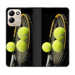 Housse Cuir Portefeuille Pour Xiaomi Redmi 17 4G / 5G Sport Tennis Balls