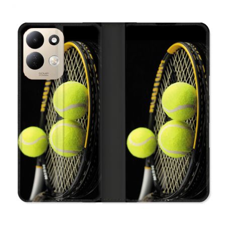 Housse Cuir Portefeuille Pour Xiaomi Redmi 17 4G / 5G Sport Tennis Balls