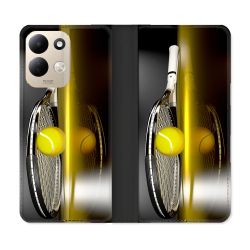 Housse Cuir Portefeuille Pour Xiaomi Redmi 17 4G / 5G Sport Tennis Reflet
