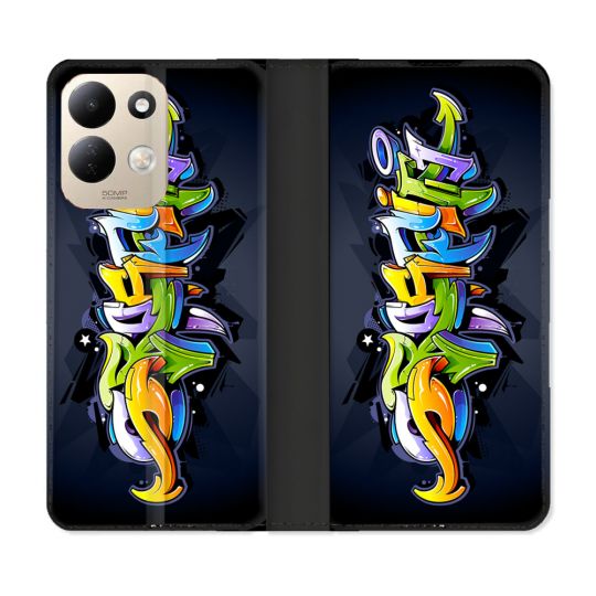 Housse Cuir Portefeuille Pour Xiaomi Redmi 17 4G / 5G Street Art Graffiti