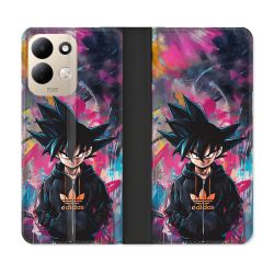 Housse Cuir Portefeuille Pour Xiaomi Redmi 17 4G / 5G Street Art Sangoku