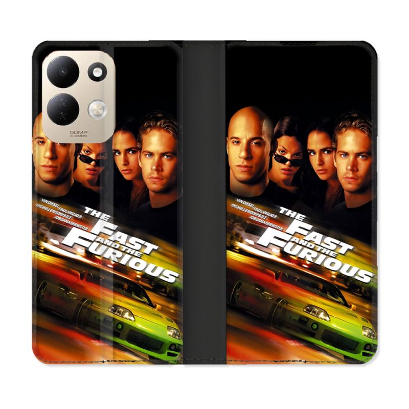 Housse Cuir Portefeuille Pour Xiaomi Redmi 17 4G / 5G The Fast And Furious