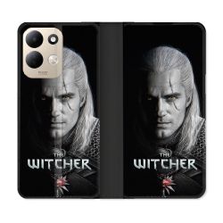 Housse Cuir Portefeuille Pour Xiaomi Redmi 17 4G / 5G The Witcher Noir
