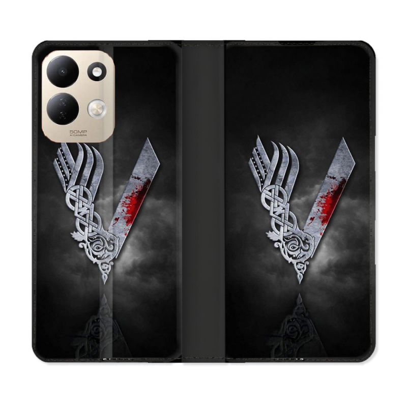 Housse Cuir Portefeuille Pour Xiaomi Redmi 17 4G / 5G Viking