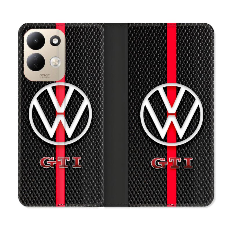 Housse Cuir Portefeuille Pour Xiaomi Redmi 17 4G / 5G Volkwagen Line