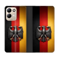 Housse Cuir Portefeuille Pour Xiaomi Redmi 17 4G / 5G Voyage Drapeau Allemagne