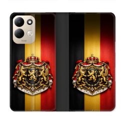 Housse Cuir Portefeuille Pour Xiaomi Redmi 17 4G / 5G Voyage Drapeau Belgique
