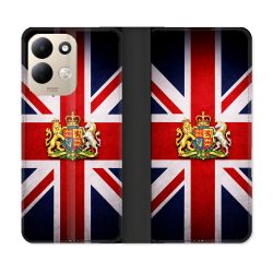 Housse Cuir Portefeuille Pour Xiaomi Redmi 17 4G / 5G Voyage Drapeau Grande Bretagne UK