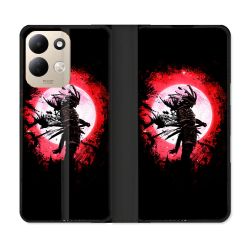 Housse Cuir Portefeuille Pour Xiaomi Redmi 17 4G / 5G Voyage Japon Samourai