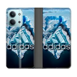 Housse Cuir Portefeuille Pour Xiaomi Redmi 17C 5G Adidas Iceberg