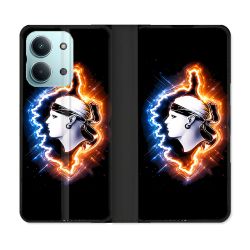 Housse Cuir Portefeuille Pour Xiaomi Redmi 17C 5G Voyage Corse Brillante