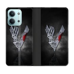 Housse Cuir Portefeuille Pour Xiaomi Redmi 17C 5G Viking
