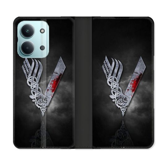 Housse Cuir Portefeuille Pour Xiaomi Redmi 17C 5G Viking