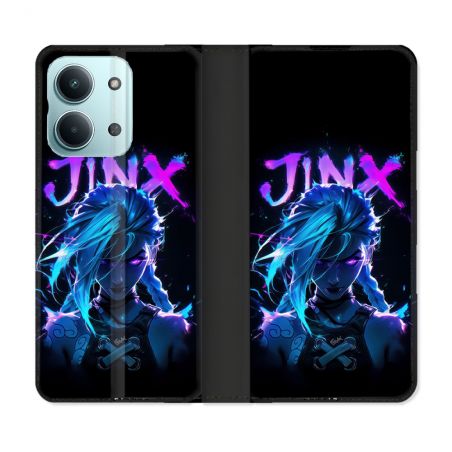 Housse Cuir Portefeuille Pour Xiaomi Redmi 17C 5G Arcane Jinx Night