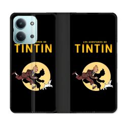 Housse Cuir Portefeuille Pour Xiaomi Redmi 17C 5G Tintin Classique