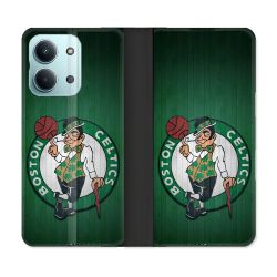 Housse Cuir Portefeuille Pour Xiaomi Redmi 17C 5G Basket Boston Celtics