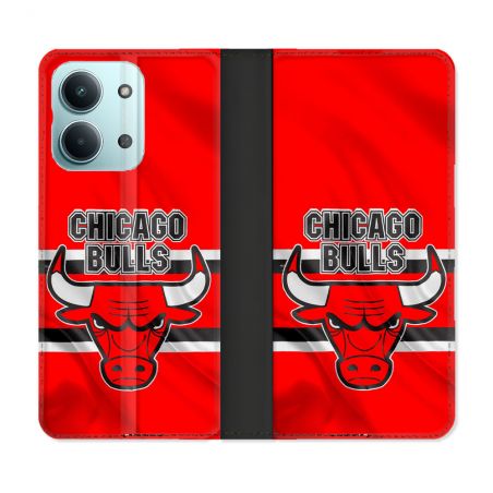 Housse Cuir Portefeuille Pour Xiaomi Redmi 17C 5G Basket Chicago Bulls