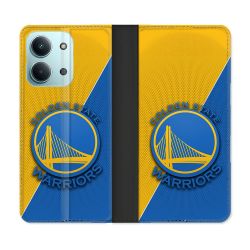 Housse Cuir Portefeuille Pour Xiaomi Redmi 17C 5G Basket Golden State Warriors