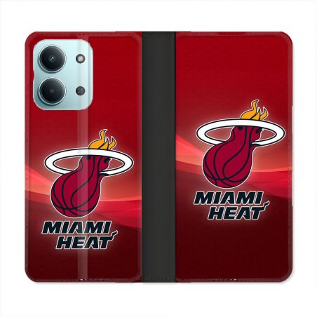 Housse Cuir Portefeuille Pour Xiaomi Redmi 17C 5G Basket Miami Heat