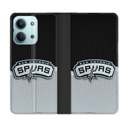 Housse Cuir Portefeuille Pour Xiaomi Redmi 17C 5G Basket San Antonio Spurs