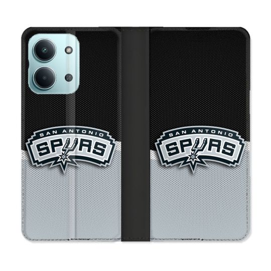 Housse Cuir Portefeuille Pour Xiaomi Redmi 17C 5G Basket San Antonio Spurs