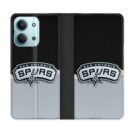 Housse Cuir Portefeuille Pour Xiaomi Redmi 17C 5G Basket San Antonio Spurs