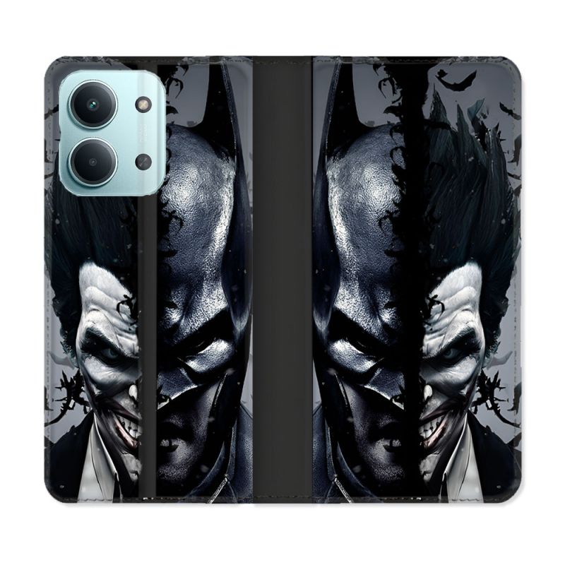 Housse Cuir Portefeuille Pour Xiaomi Redmi 17C 5G Batman Joker