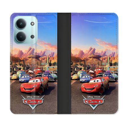 Housse Cuir Portefeuille Pour Xiaomi Redmi 17C 5G Cars Affiche