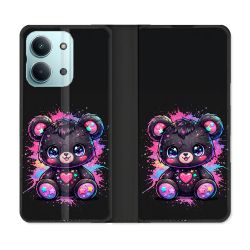 Housse Cuir Portefeuille Pour Xiaomi Redmi 17C 5G Fantastique Kawaii Mignon