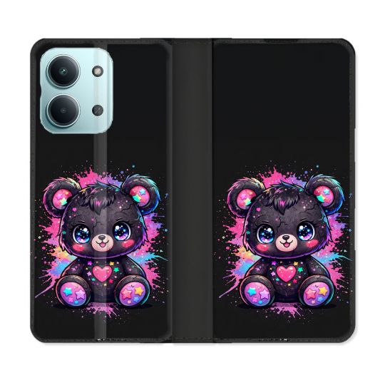 Housse Cuir Portefeuille Pour Xiaomi Redmi 17C 5G Fantastique Kawaii Mignon