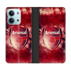 Housse Cuir Portefeuille Pour Xiaomi Redmi 17C 5G Foot Arsenal