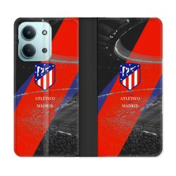 Housse Cuir Portefeuille Pour Xiaomi Redmi 17C 5G Foot Athletico Madrid