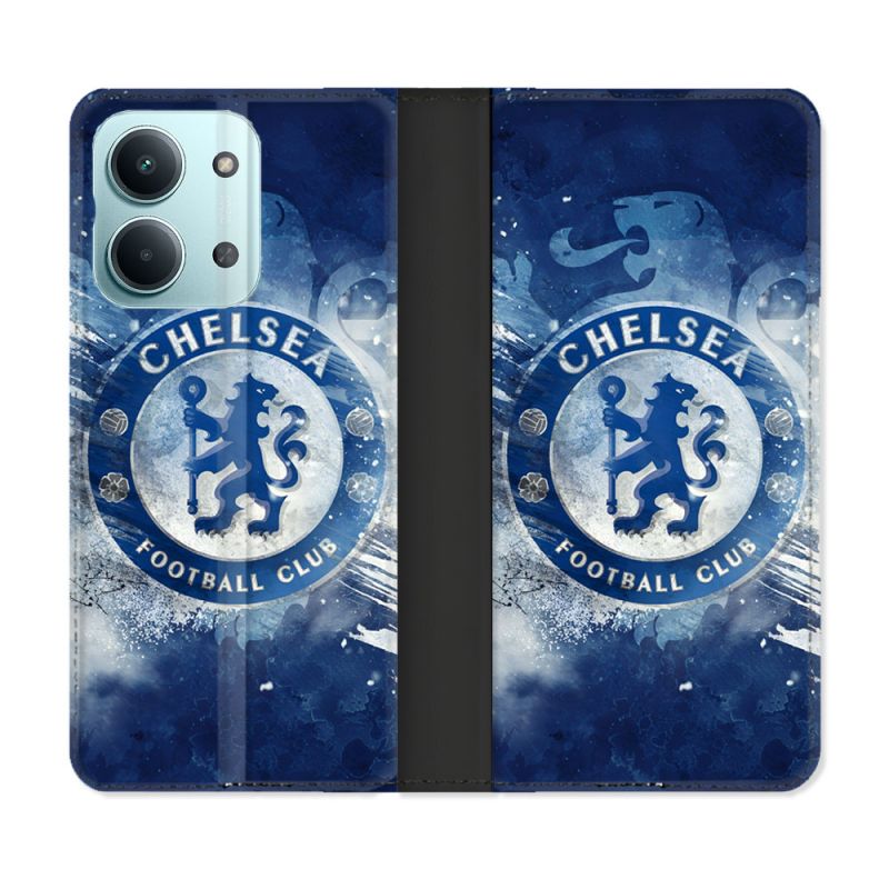 Housse Cuir Portefeuille Pour Xiaomi Redmi 17C 5G Foot Chelsea
