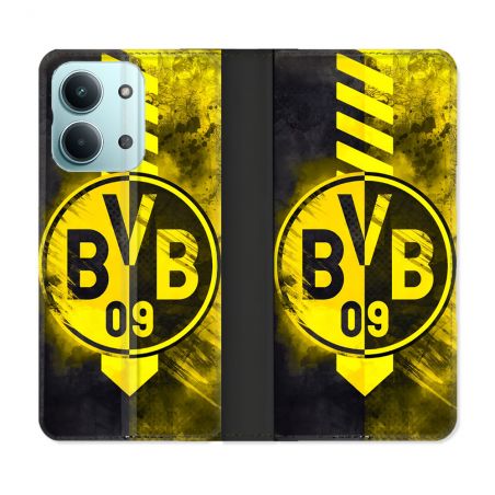 Housse Cuir Portefeuille Pour Xiaomi Redmi 17C 5G Foot Dortmund