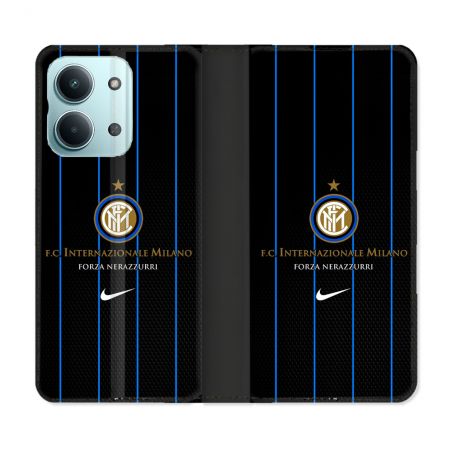 Housse Cuir Portefeuille Pour Xiaomi Redmi 17C 5G Foot Inter Milan