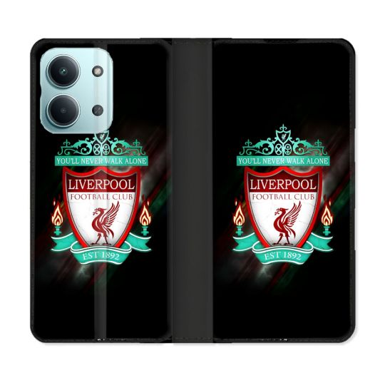 Housse Cuir Portefeuille Pour Xiaomi Redmi 17C 5G Foot Liverpool
