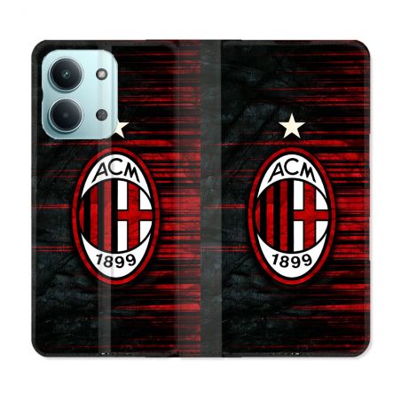 Housse Cuir Portefeuille Pour Xiaomi Redmi 17C 5G Foot Milan AC
