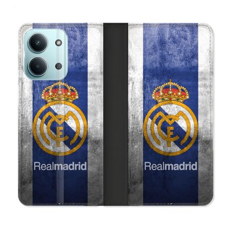 Housse Cuir Portefeuille Pour Xiaomi Redmi 17C 5G Foot Real Madrid