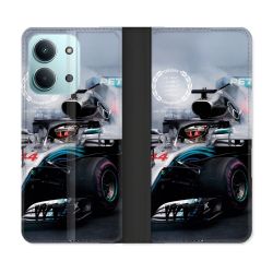 Housse Cuir Portefeuille Pour Xiaomi Redmi 17C 5G Formule 1 F1 Mercedes Petronas