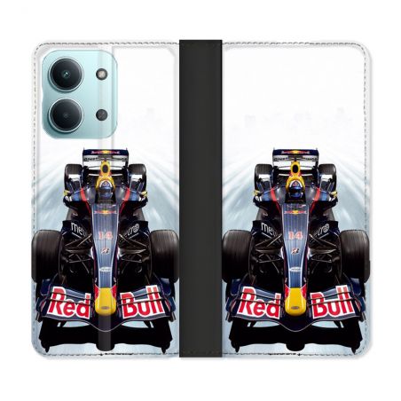 Housse Cuir Portefeuille Pour Xiaomi Redmi 17C 5G Formule 1 F1 Red Bull