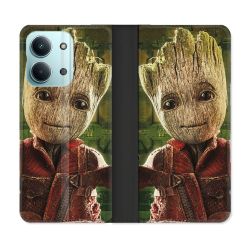 Housse Cuir Portefeuille Pour Xiaomi Redmi 17C 5G Groot Vert