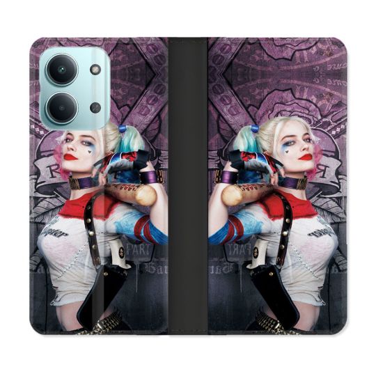 Housse Cuir Portefeuille Pour Xiaomi Redmi 17C 5G Harley Quinn Batte