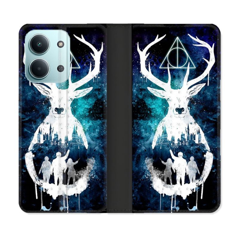 Housse Cuir Portefeuille Pour Xiaomi Redmi 17C 5G Harry Potter Patronome