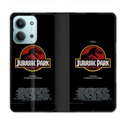 Housse Cuir Portefeuille Pour Xiaomi Redmi 17C 5G Jurassic Park Affiche