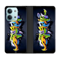 Housse Cuir Portefeuille Pour Xiaomi Redmi 17C 5G Street Art Graffiti