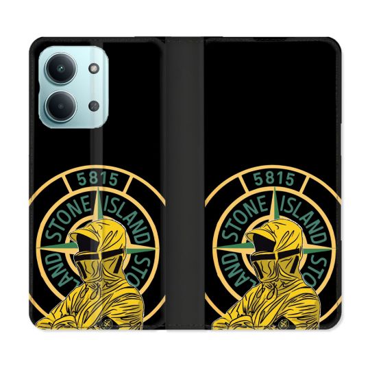 Housse Cuir Portefeuille Pour Xiaomi Redmi 17C 5G Stone Island Color