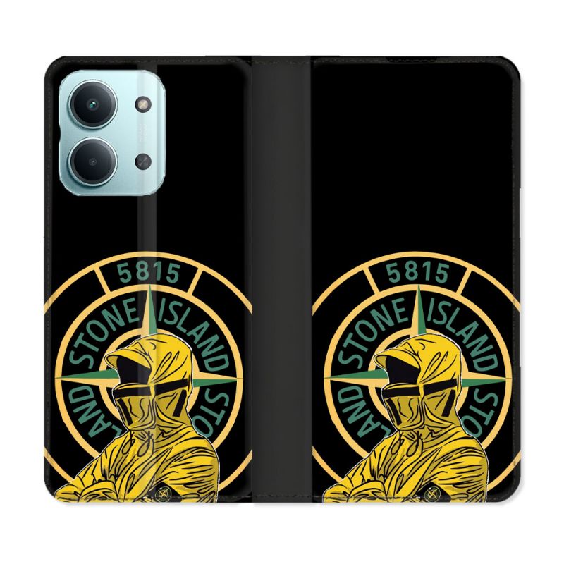 Housse Cuir Portefeuille Pour Xiaomi Redmi 17C 5G Stone Island Color