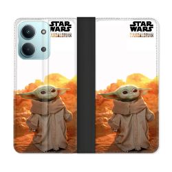 Housse Cuir Portefeuille Pour Xiaomi Redmi 17C 5G Star Wars - Yoda bebe soleil