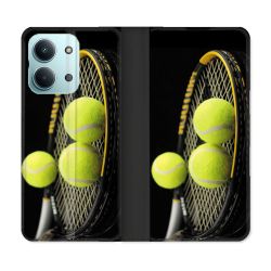 Housse Cuir Portefeuille Pour Xiaomi Redmi 17C 5G Sport Tennis Balls